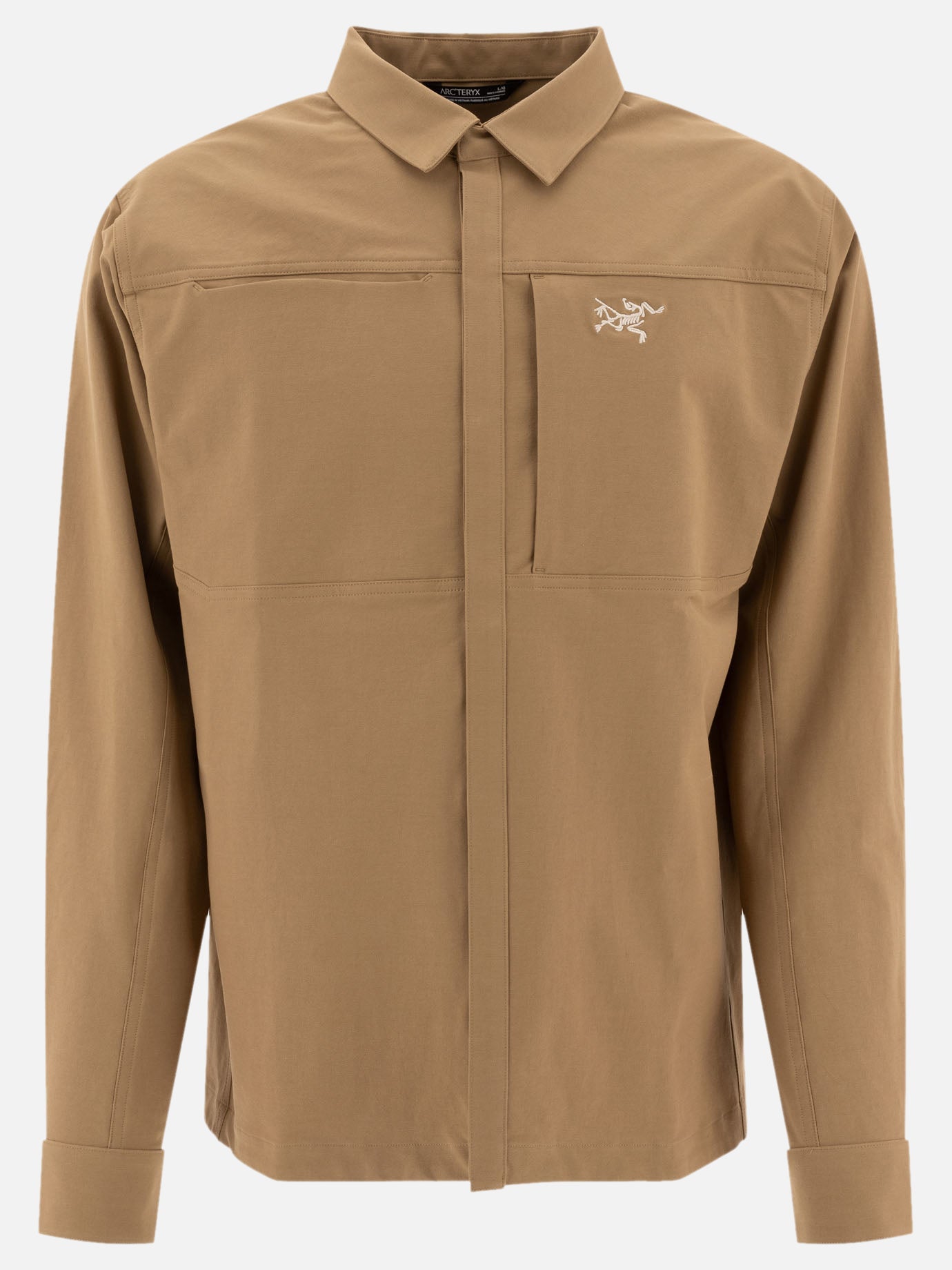 61% cotton 29% nylon 10% elastane Tinta unita  Brown - Arc'teryx Men | PDP | VIETTI Online Store | Zoom-Modal
