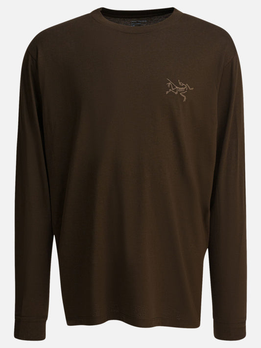 T-shirt girocollo Logo  Marrone - Arc'teryx Uomo | PLP | VIETTI Online Store 

