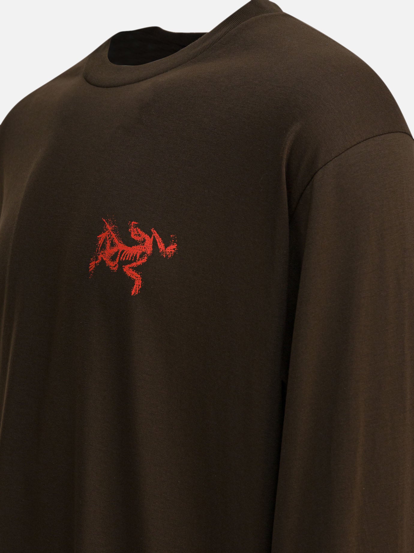 T-shirt girocollo Logo  Marrone - Arc'teryx Uomo | PDP | VIETTI Online Store | Zoom-Modal_4
