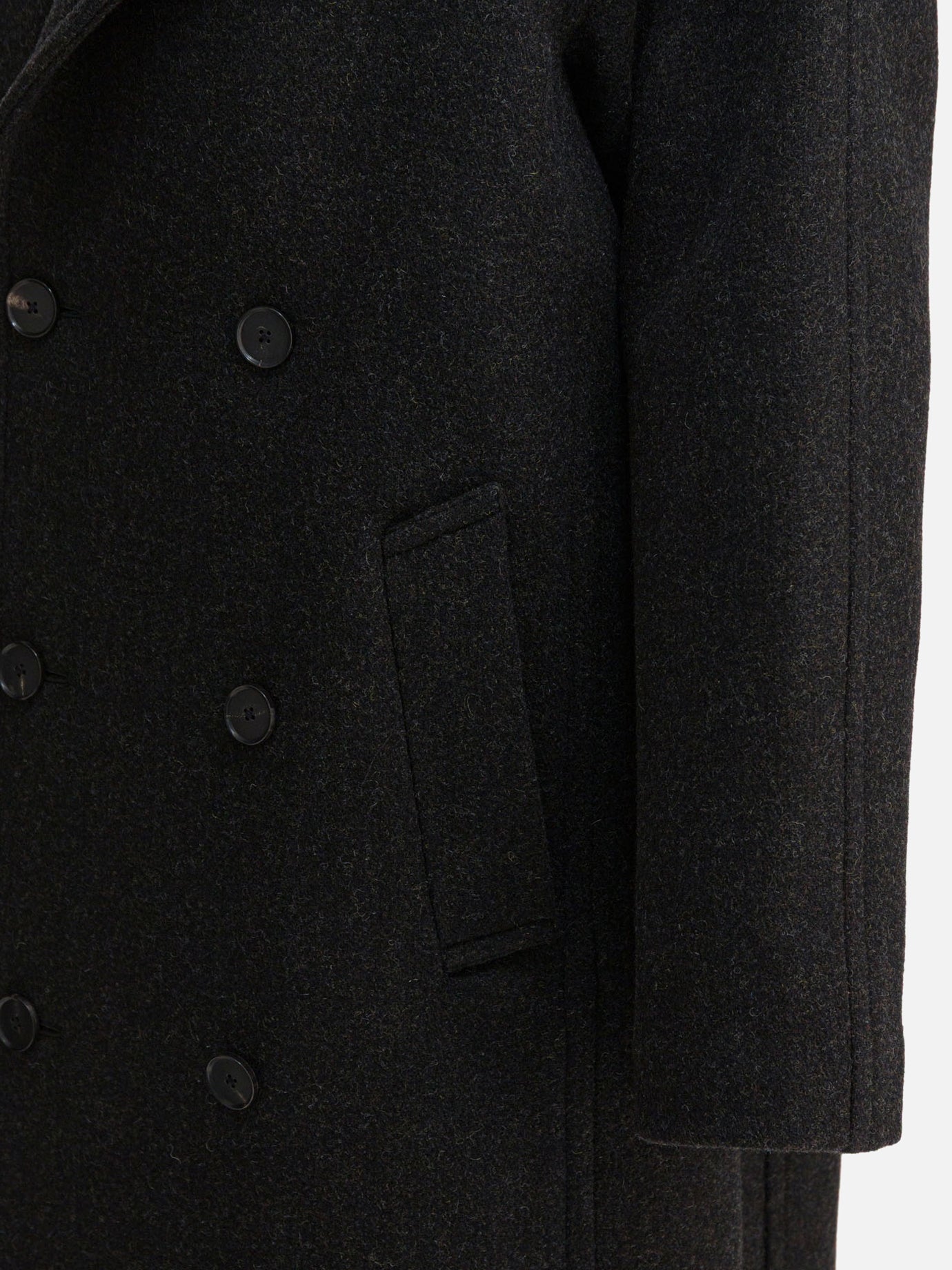 Long coats Solid colour  Grey - Auralee Men | PDP | VIETTI Online Store | Zoom-Modal_4
