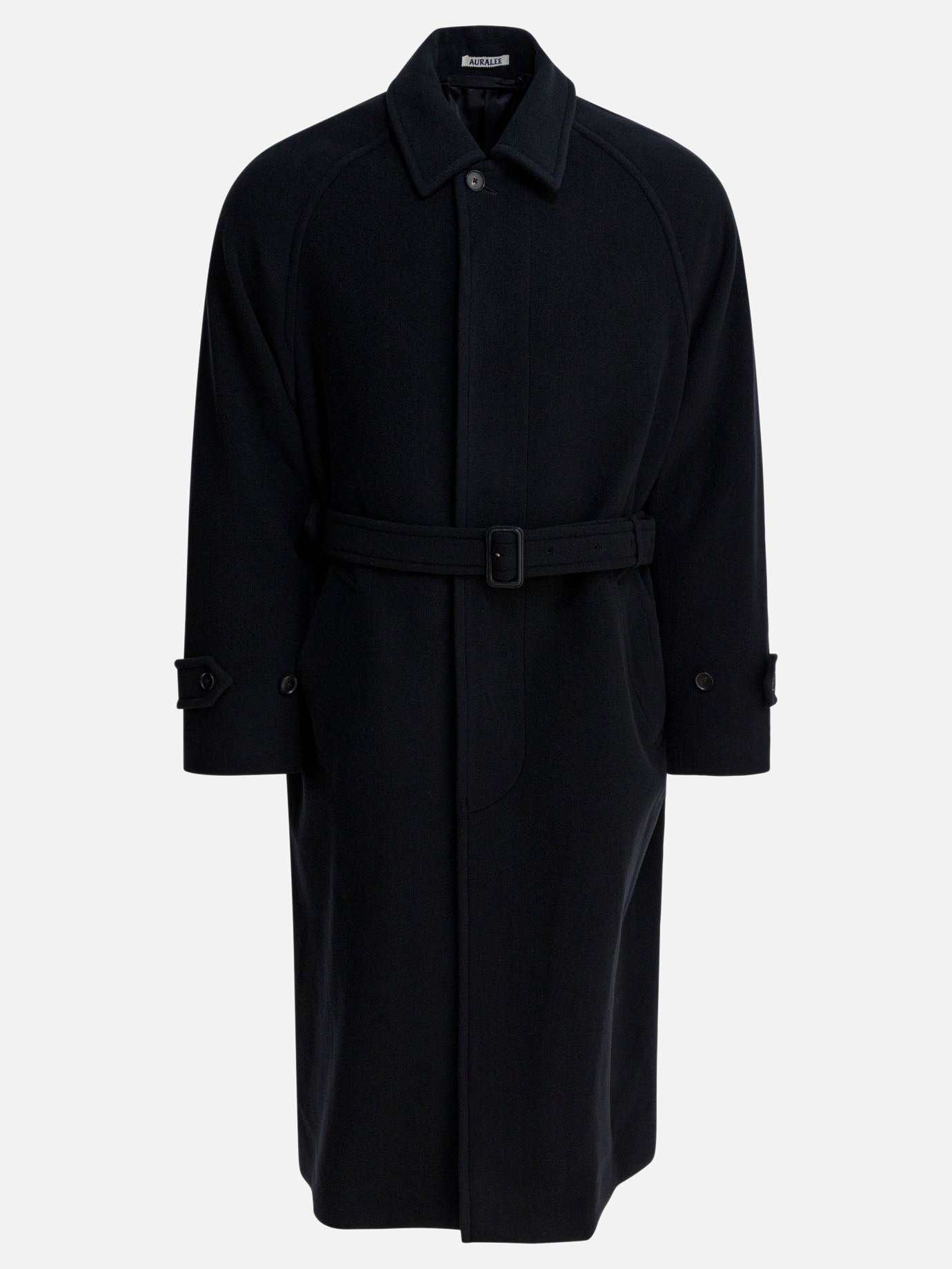 Long coats Solid colour  Black - Auralee Men | PDP | VIETTI Online Store | Zoom-Modal
