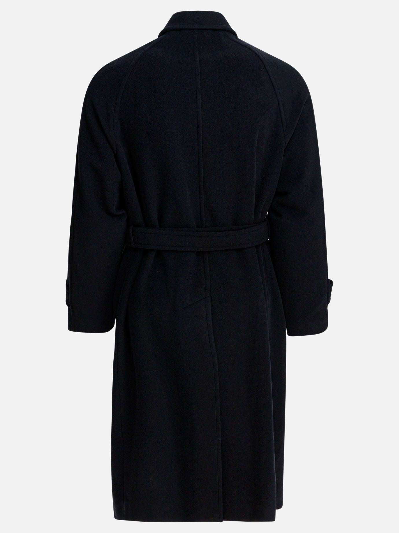 Long coats Solid colour  Black - Auralee Men | PDP | VIETTI Online Store | Zoom-Modal_2
