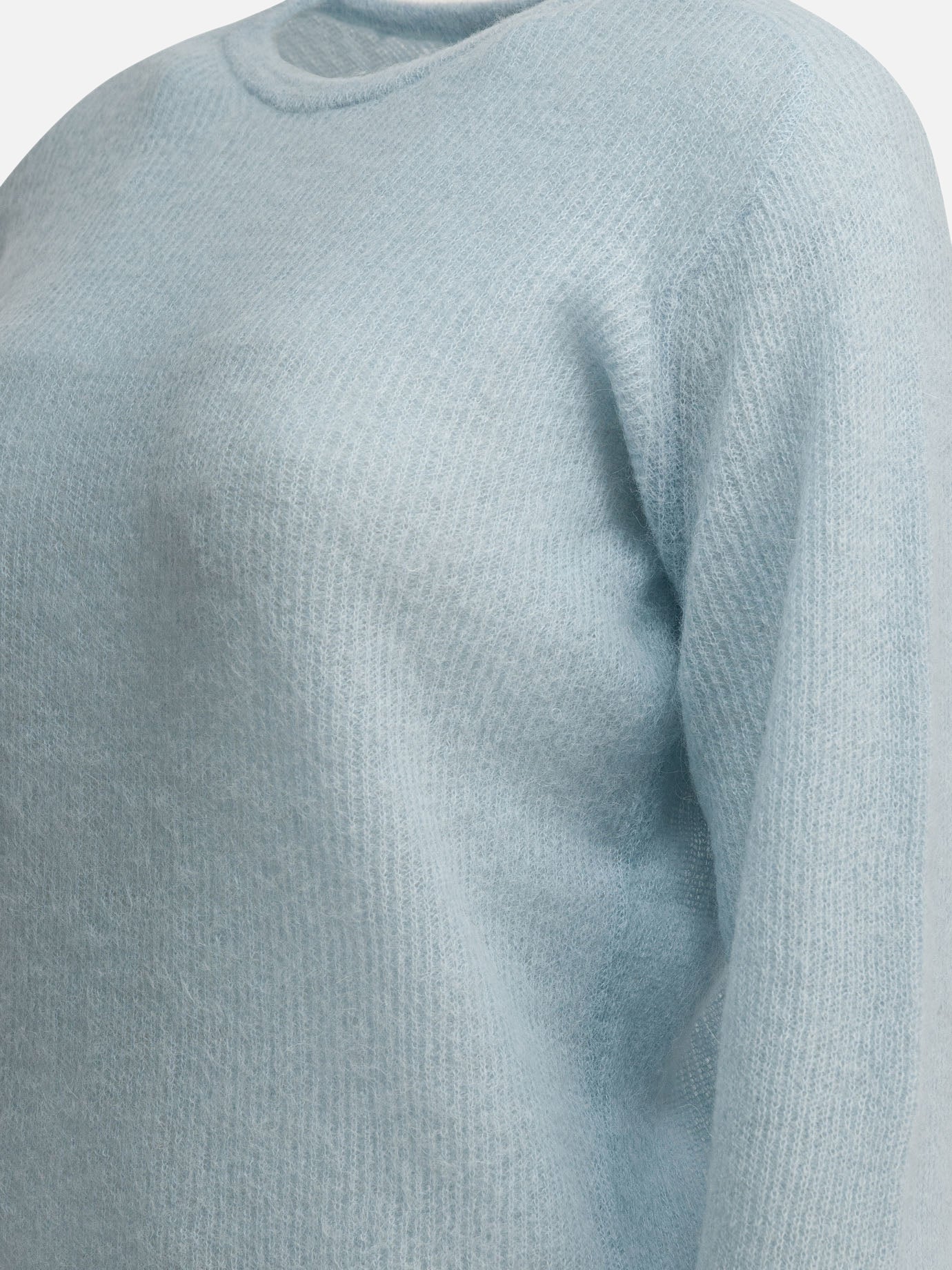 Crewneck sweaters Solid colour  Light blue - Auralee Women | PDP | VIETTI Online Store | Zoom-Modal_4
