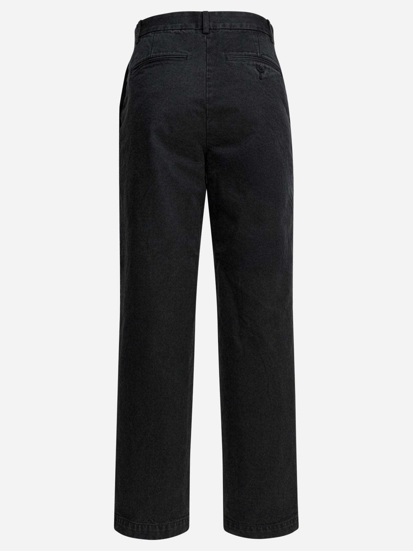 Leisure trousers Solid colour  Black - Auralee Women | PDP | VIETTI Online Store | thumbnail_2