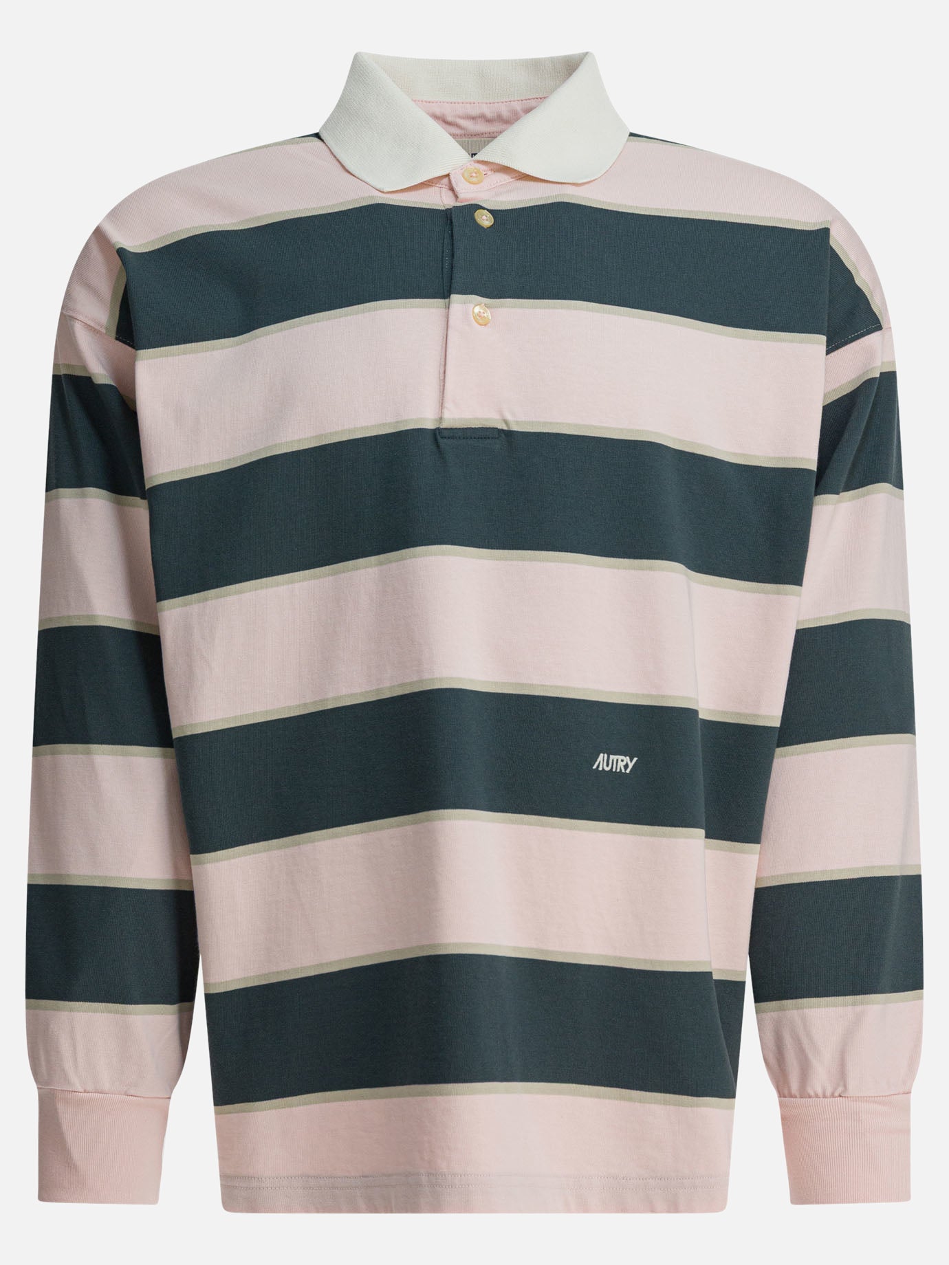 Polo shirts with buttons Striped  Pink - Autry Men | PDP | VIETTI Online Store | Zoom-Modal
