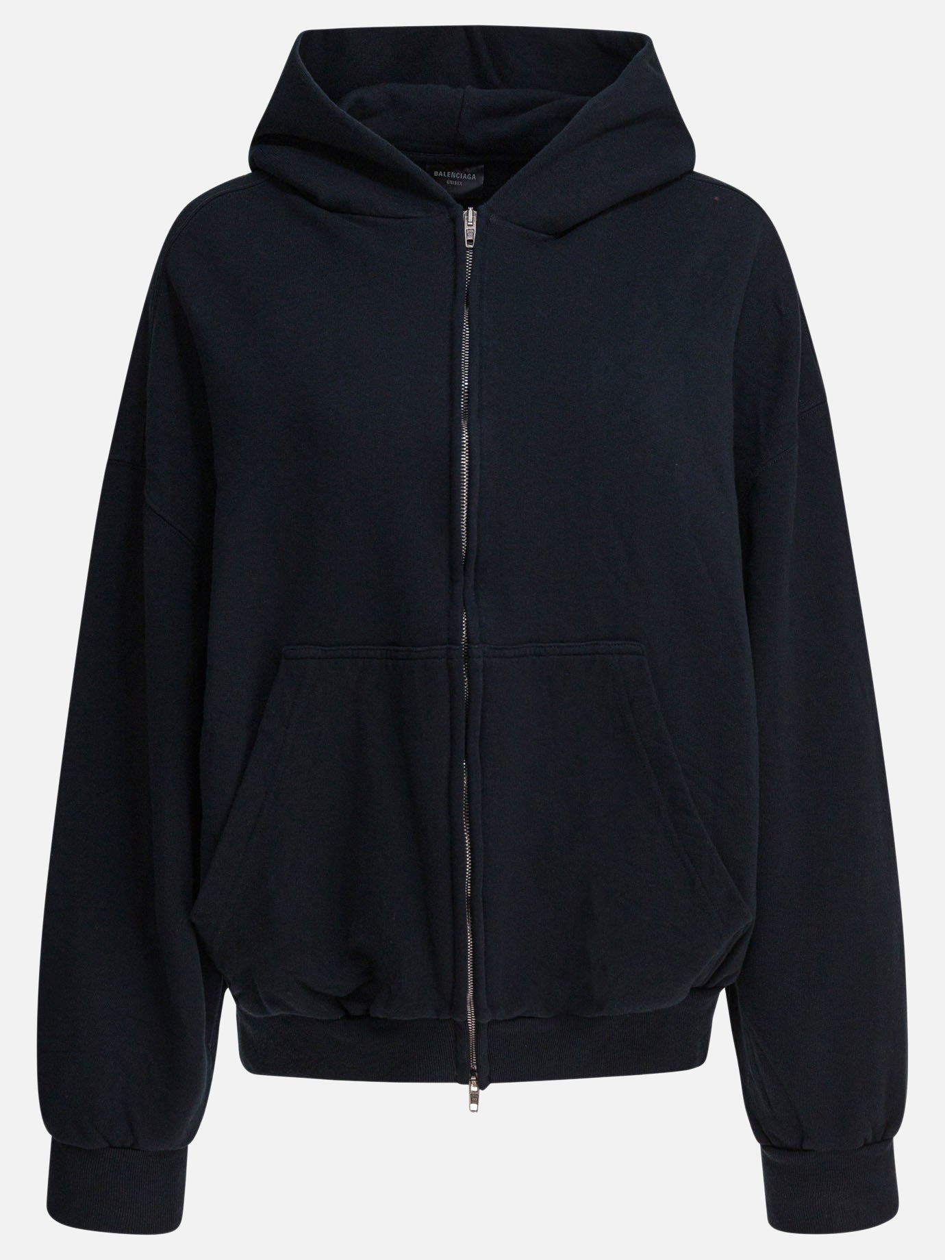 Felpe con zip Solid colour  Nero - Balenciaga Donna | PDP | VIETTI Online Store | thumbnail