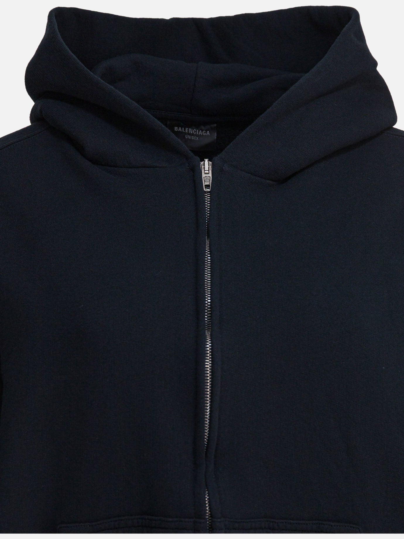 Felpe con zip Solid colour  Nero - Balenciaga Donna | PDP | VIETTI Online Store | Zoom-Modal_3
