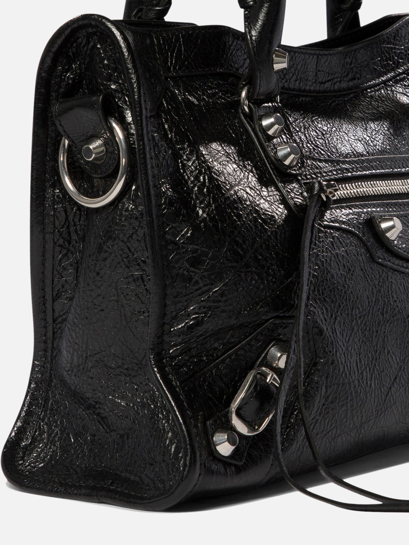 Small bags 100% lamb leather  Black - Balenciaga Women | PDP | VIETTI Online Store | thumbnail_4