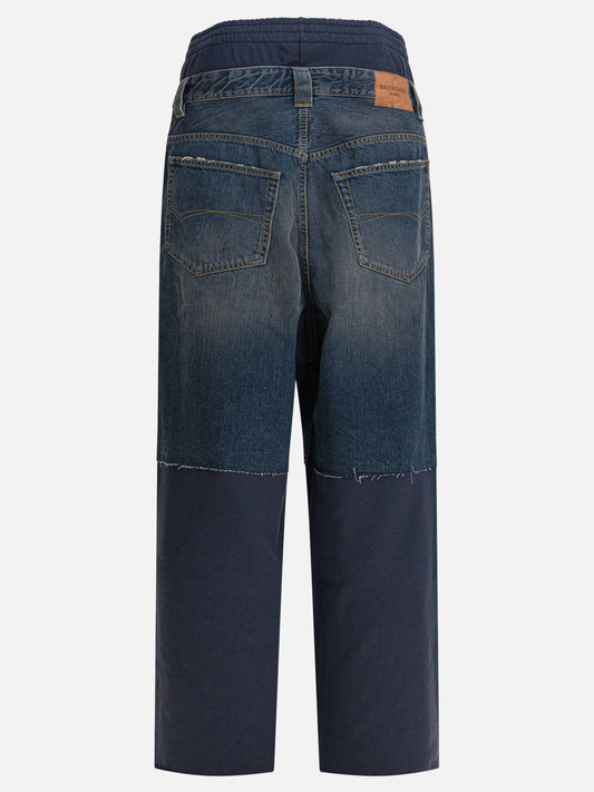 Jeans a gamba larga Denim  Blu - Balenciaga Uomo | PDP | VIETTI Online Store | 2
