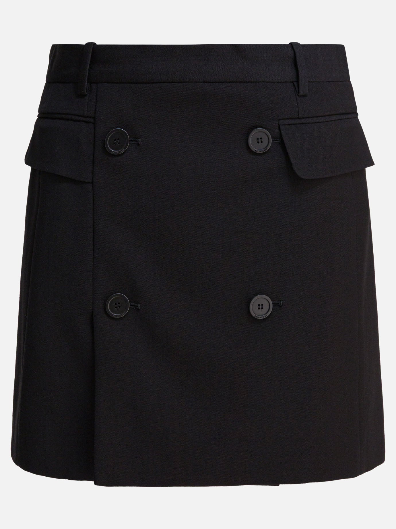 Minigonne Solid colour  Nero - Balenciaga Donna | PDP | VIETTI Online Store | Zoom-Modal
