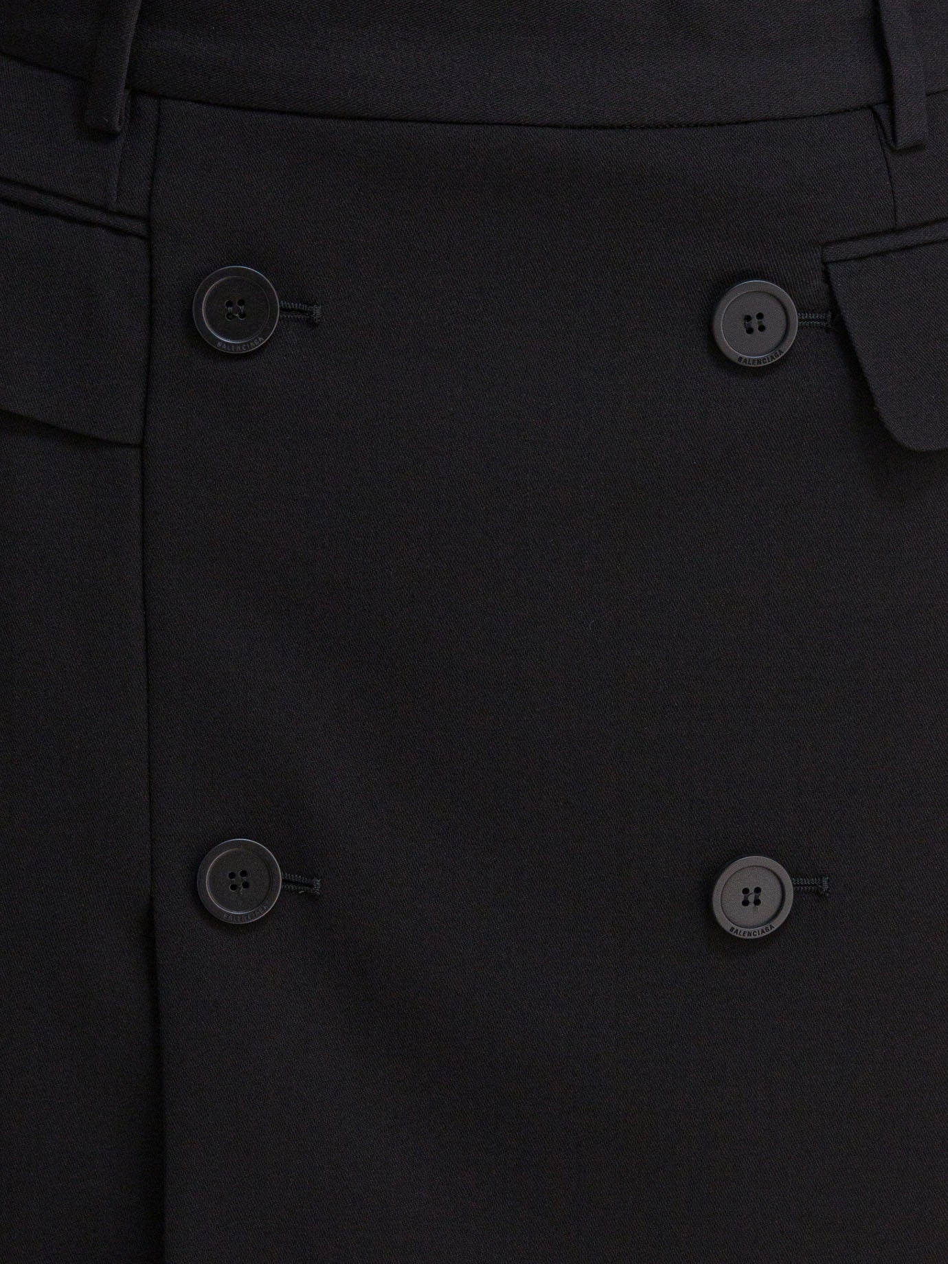 Minigonne Solid colour  Nero - Balenciaga Donna | PDP | VIETTI Online Store | thumbnail_3