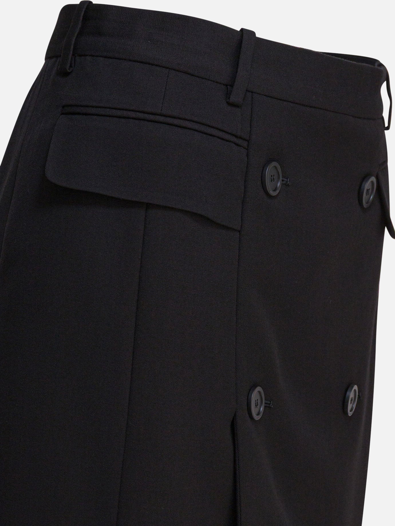 Minigonne Solid colour  Nero - Balenciaga Donna | PDP | VIETTI Online Store | thumbnail_4