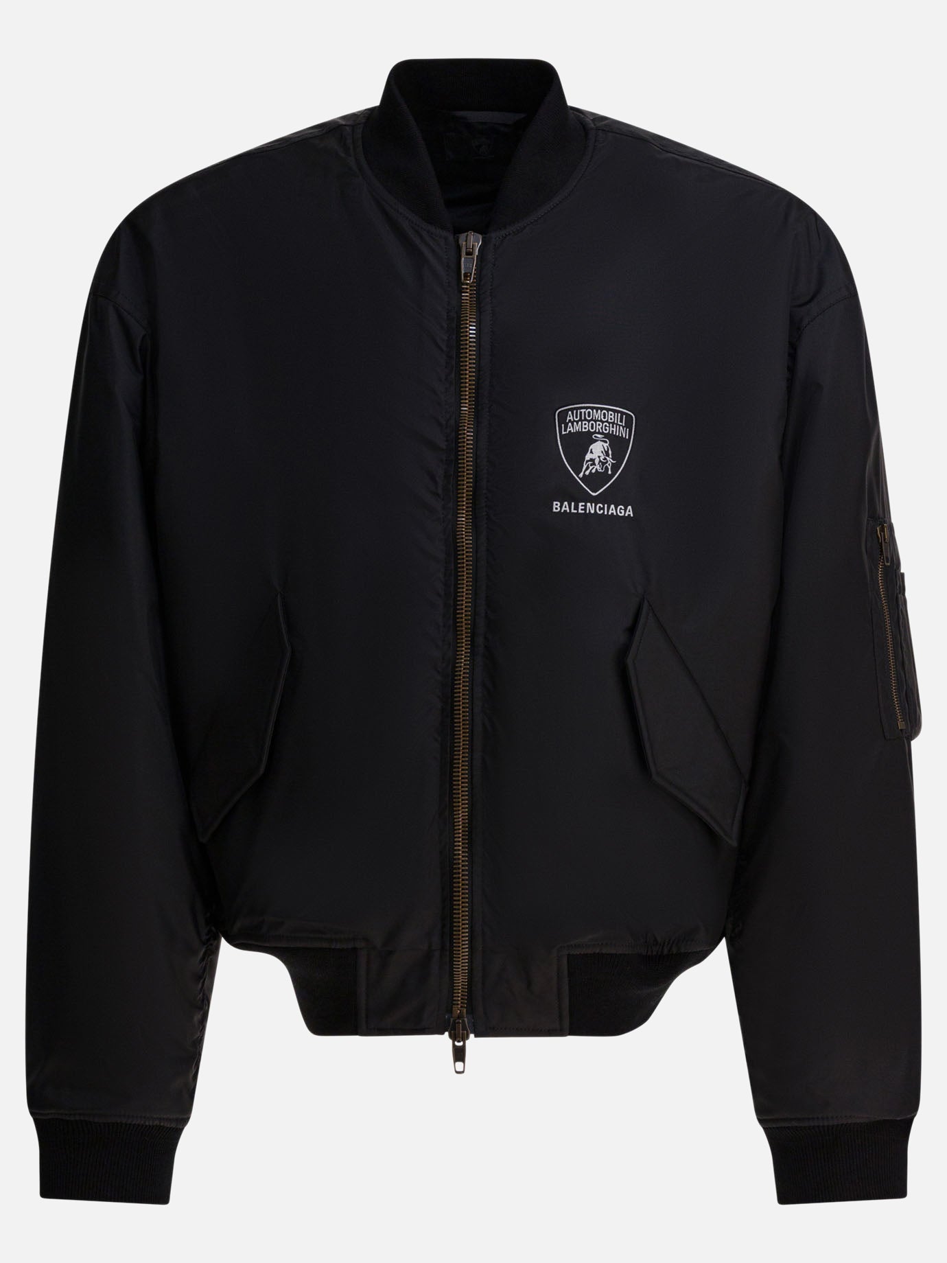 Bomber Logo  Nero - Balenciaga Uomo | PDP | VIETTI Online Store | Zoom-Modal
