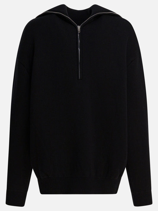 Half zip sweaters Solid colour  Black - Balenciaga Women | PDP | VIETTI Online Store | 2
