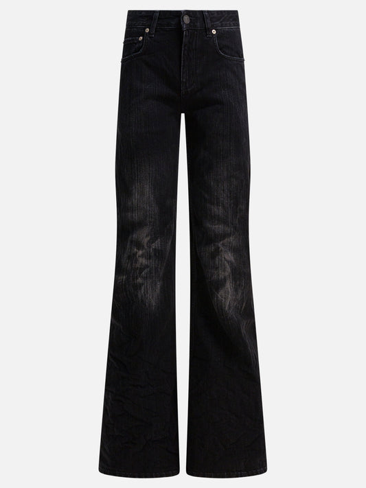 Jeans a gamba larga Denim  Nero - Balenciaga Donna | PDP | VIETTI Online Store 
