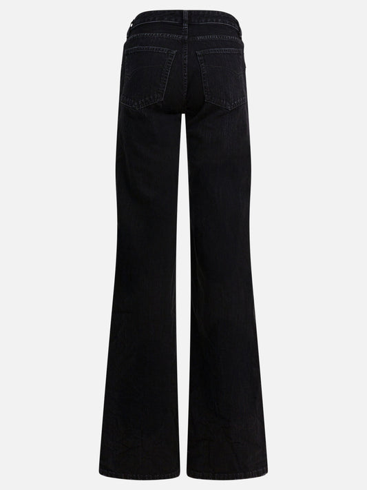 Jeans a gamba larga Denim  Nero - Balenciaga Donna | PDP | VIETTI Online Store | 2
