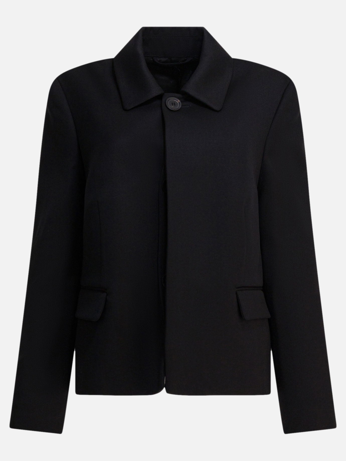 Giacche leggere & Trapuntate Solid colour  Nero - Balenciaga Donna | PDP | VIETTI Online Store | Zoom-Modal
