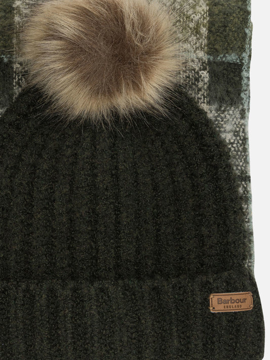 Fringed scarves 97% polyester 3% elastane  Green - Barbour Women | PDP | VIETTI Online Store | 2
