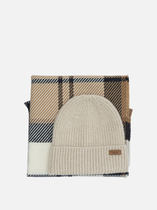 Fringed scarves 97% polyester 3% elastane  Beige - Barbour Women | PDP | VIETTI Online Store 
