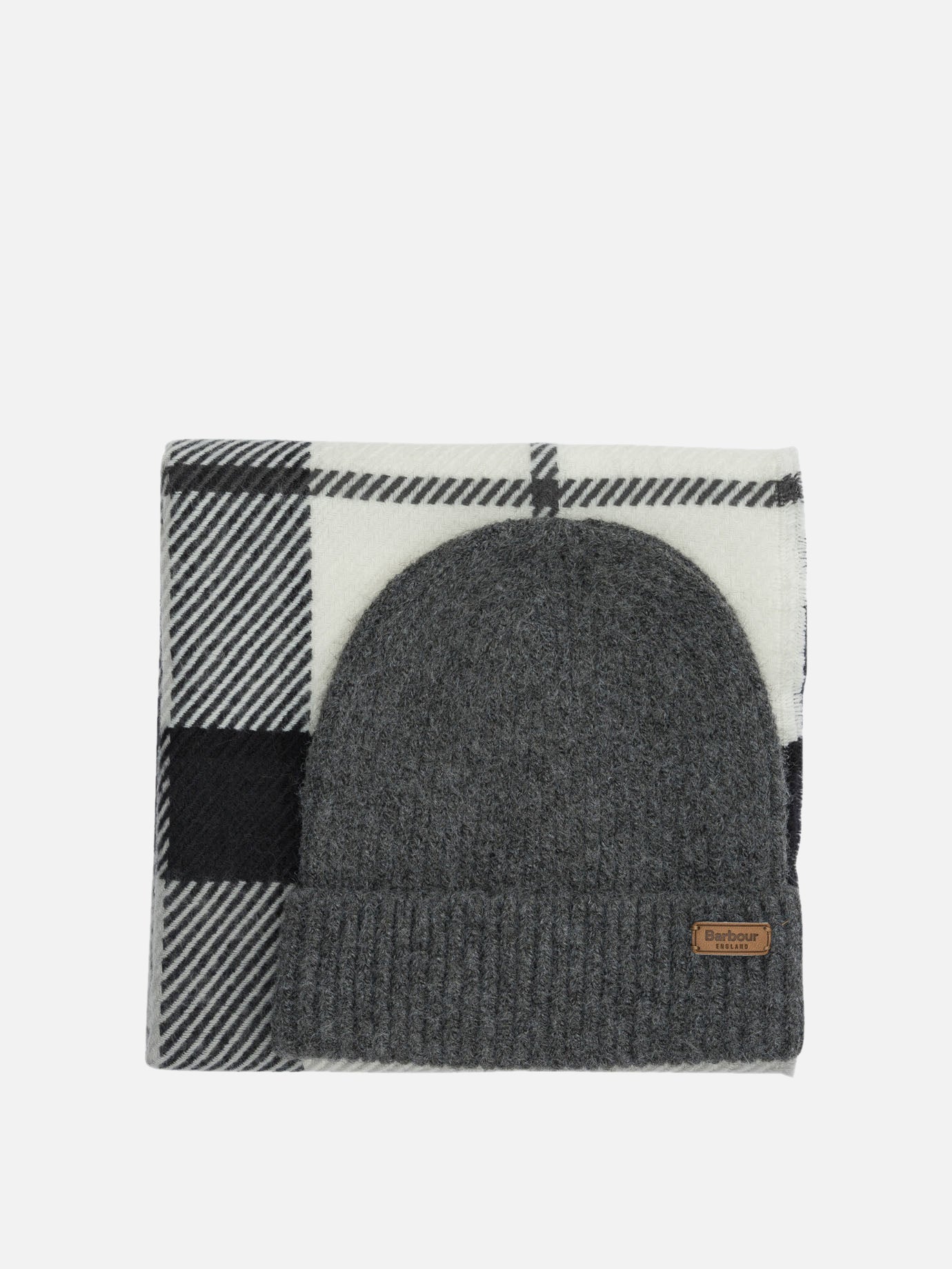 Sciarpe con frange 97% polyester 3% elastane  Grigio - Barbour Donna | PDP | VIETTI Online Store | thumbnail