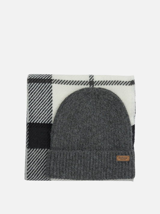 Fringed scarves 97% polyester 3% elastane  Grey - Barbour Women | PDP | VIETTI Online Store 
