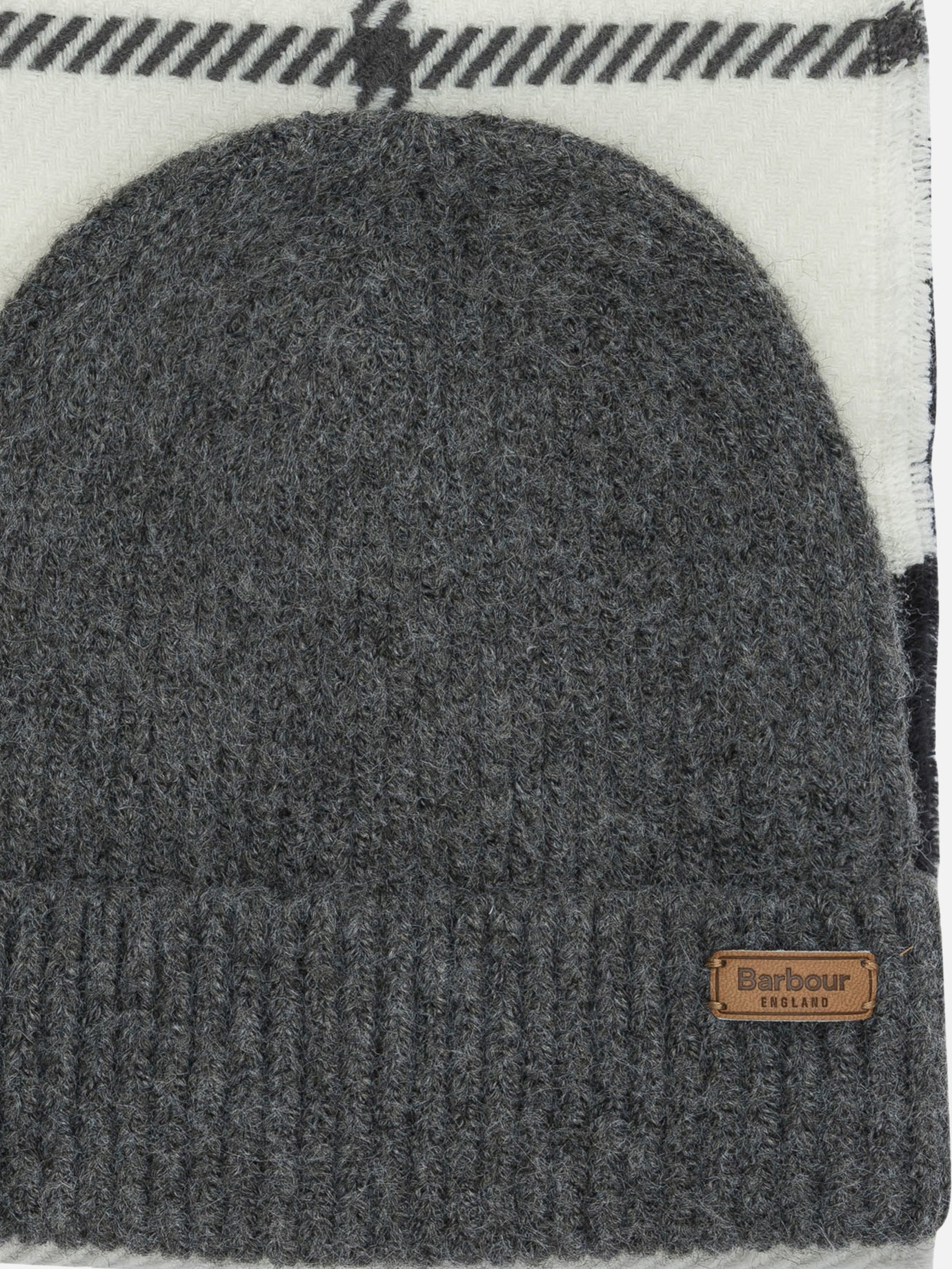 Sciarpe con frange 97% polyester 3% elastane  Grigio - Barbour Donna | PDP | VIETTI Online Store | thumbnail_2