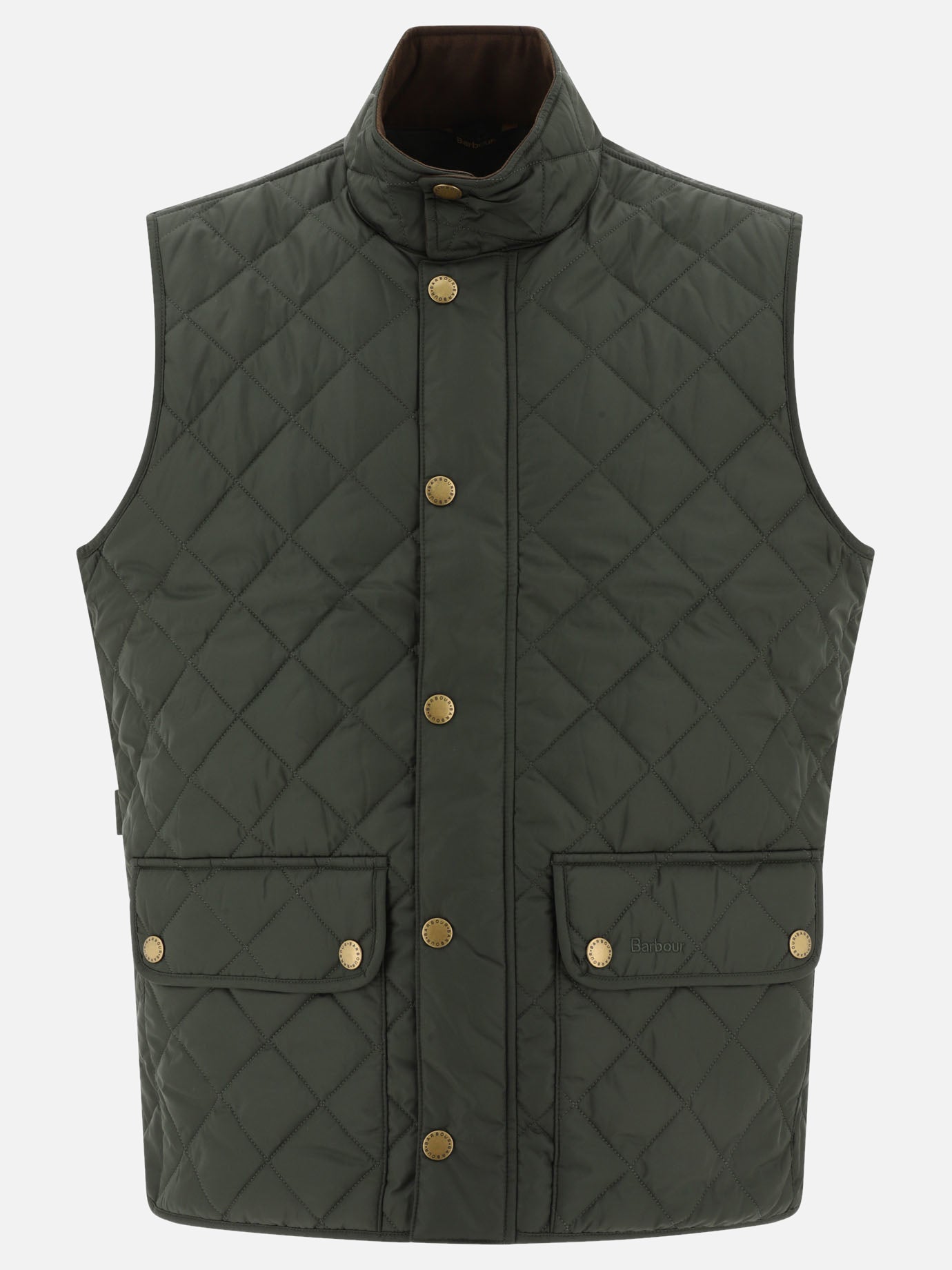 Giacche smanicate Solid colour  Verde - Barbour Uomo | PDP | VIETTI Online Store | Zoom-Modal
