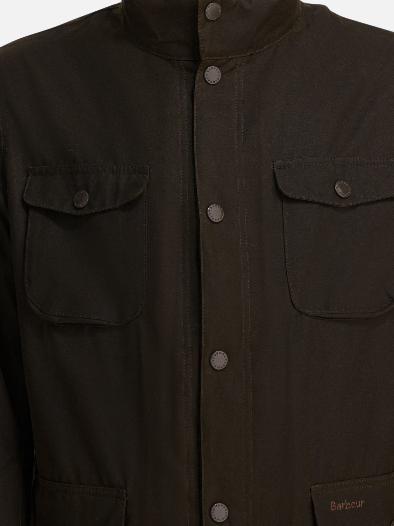 Quilted & Utility Jackets Solid colour  Green - Barbour Men | PDP | VIETTI Online Store | thumbnail_3