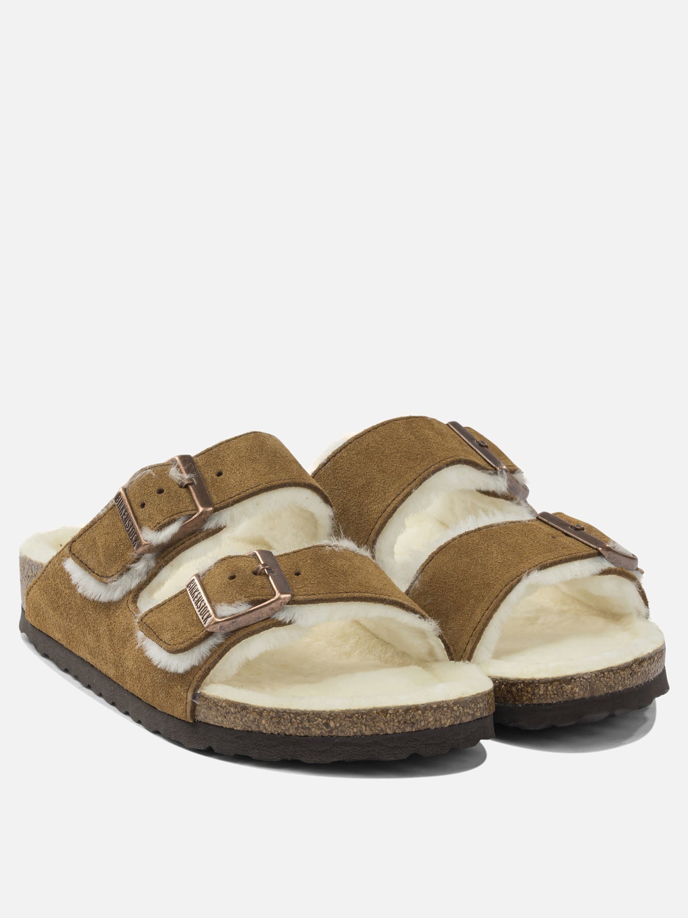 Flat sandals 100% leather  Beige - Birkenstock Women | PDP | VIETTI Online Store | thumbnail_2
