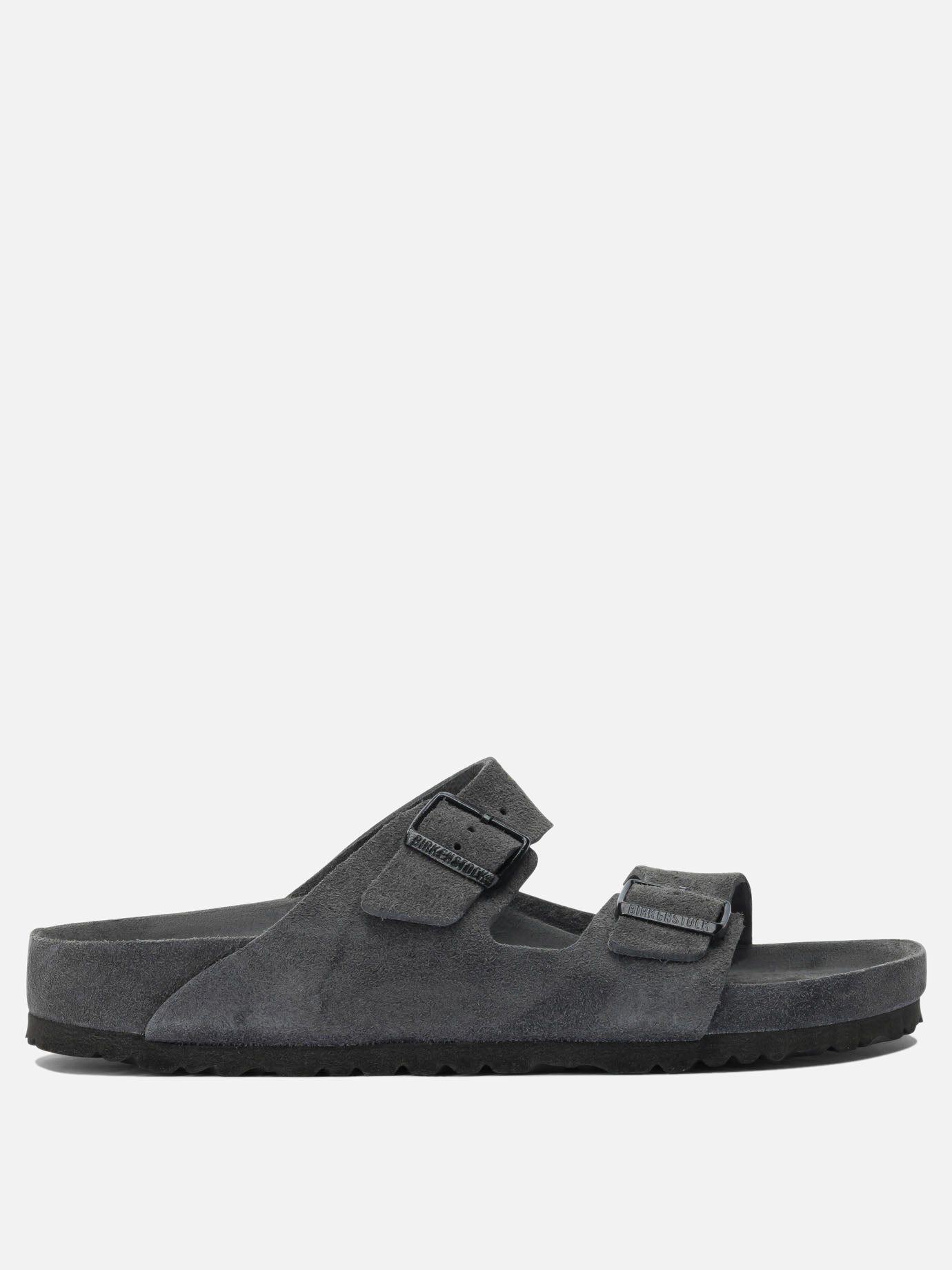 Sandali bassi 100% leather - 100% rubber  Grigio - Birkenstock Uomo | PDP | VIETTI Online Store | Zoom-Modal
