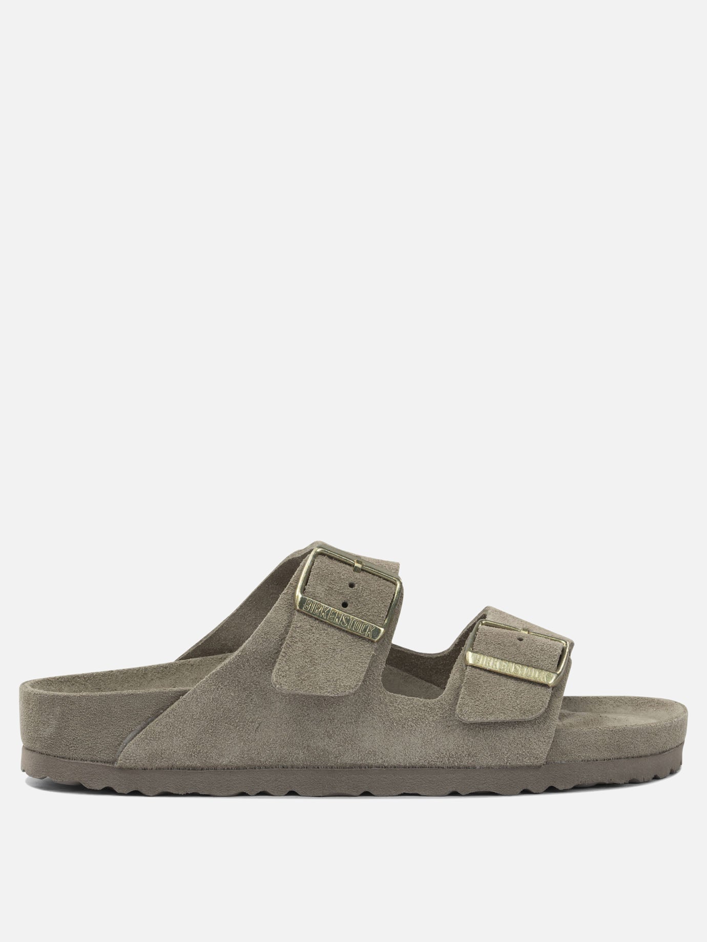 Flat sandals 100% leather  Grey - Birkenstock Women | PDP | VIETTI Online Store | thumbnail_2