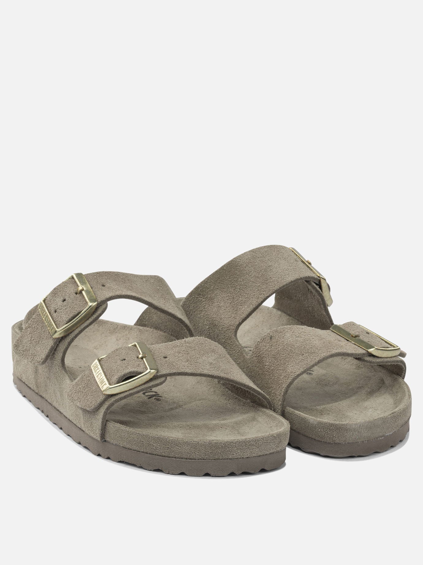 Flat sandals 100% leather  Grey - Birkenstock Women | PDP | VIETTI Online Store | thumbnail_4
