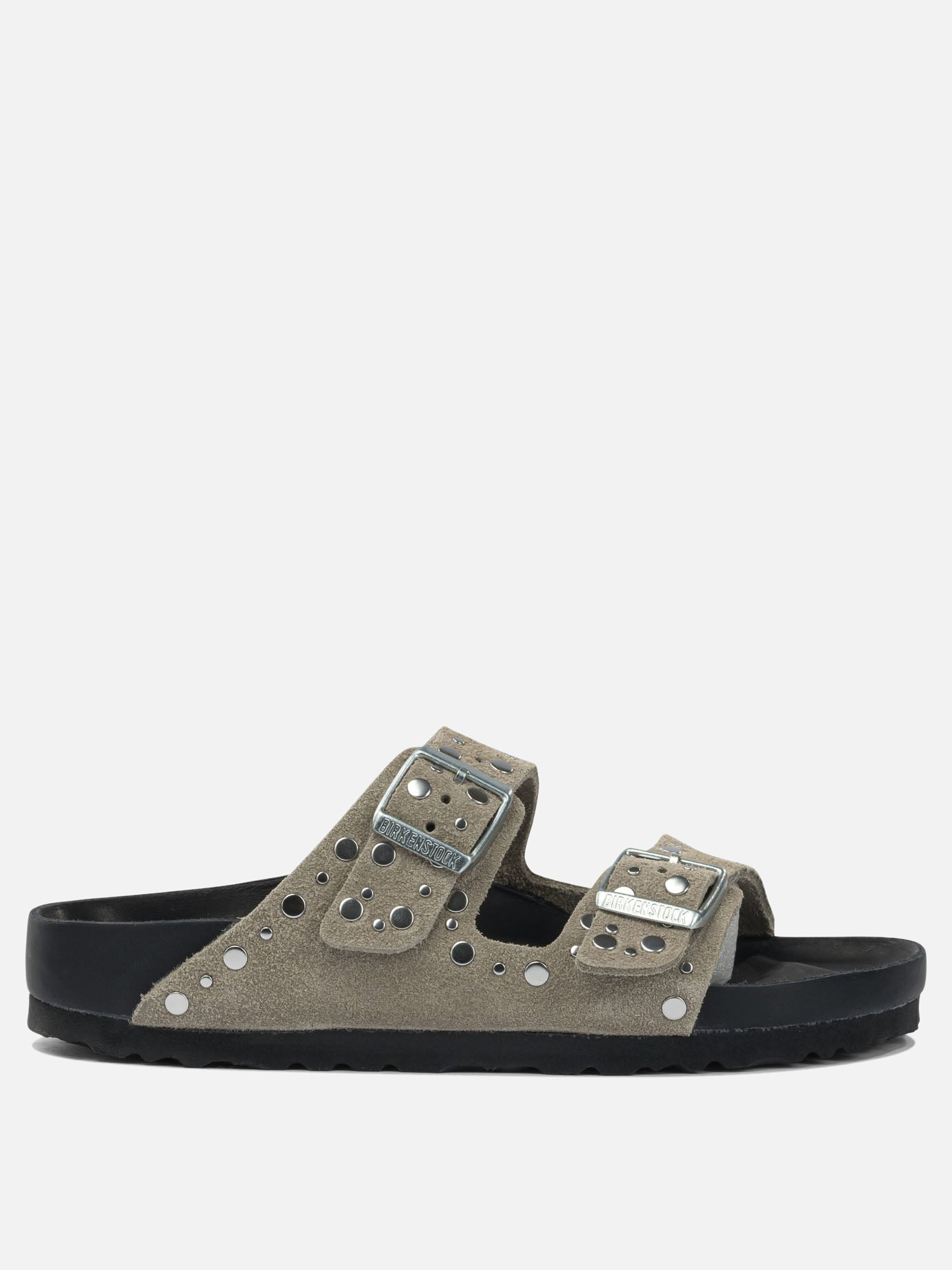 Flat sandals 100% leather  Grey - Birkenstock Women | PDP | VIETTI Online Store | thumbnail
