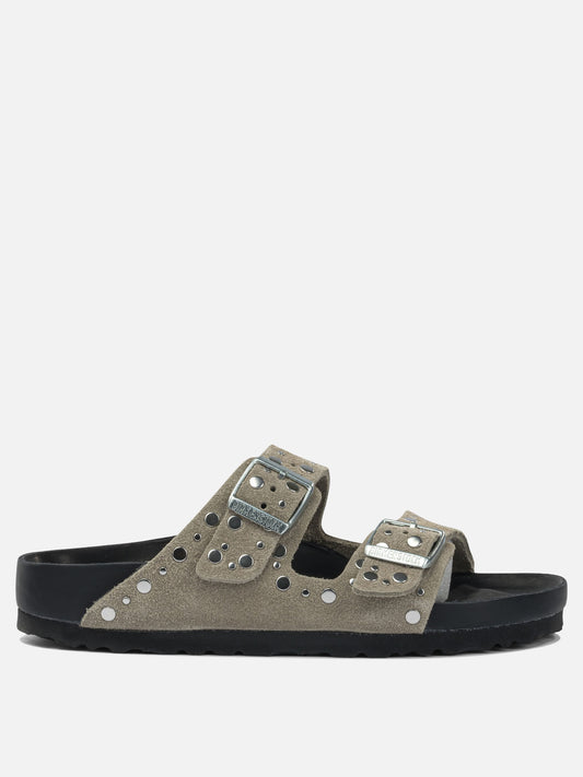 Flat sandals 100% leather  Grey - Birkenstock Women | PLP | VIETTI Online Store 
