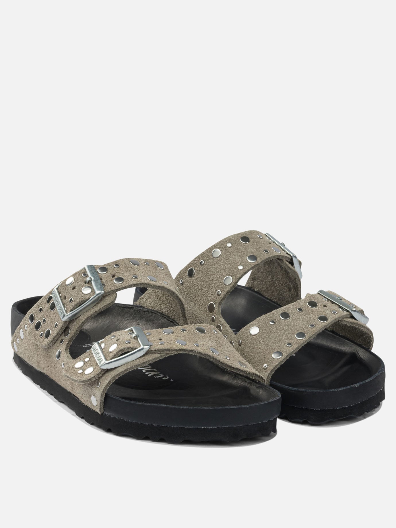 Flat sandals 100% leather  Grey - Birkenstock Women | PDP | VIETTI Online Store | Zoom-Modal_2
