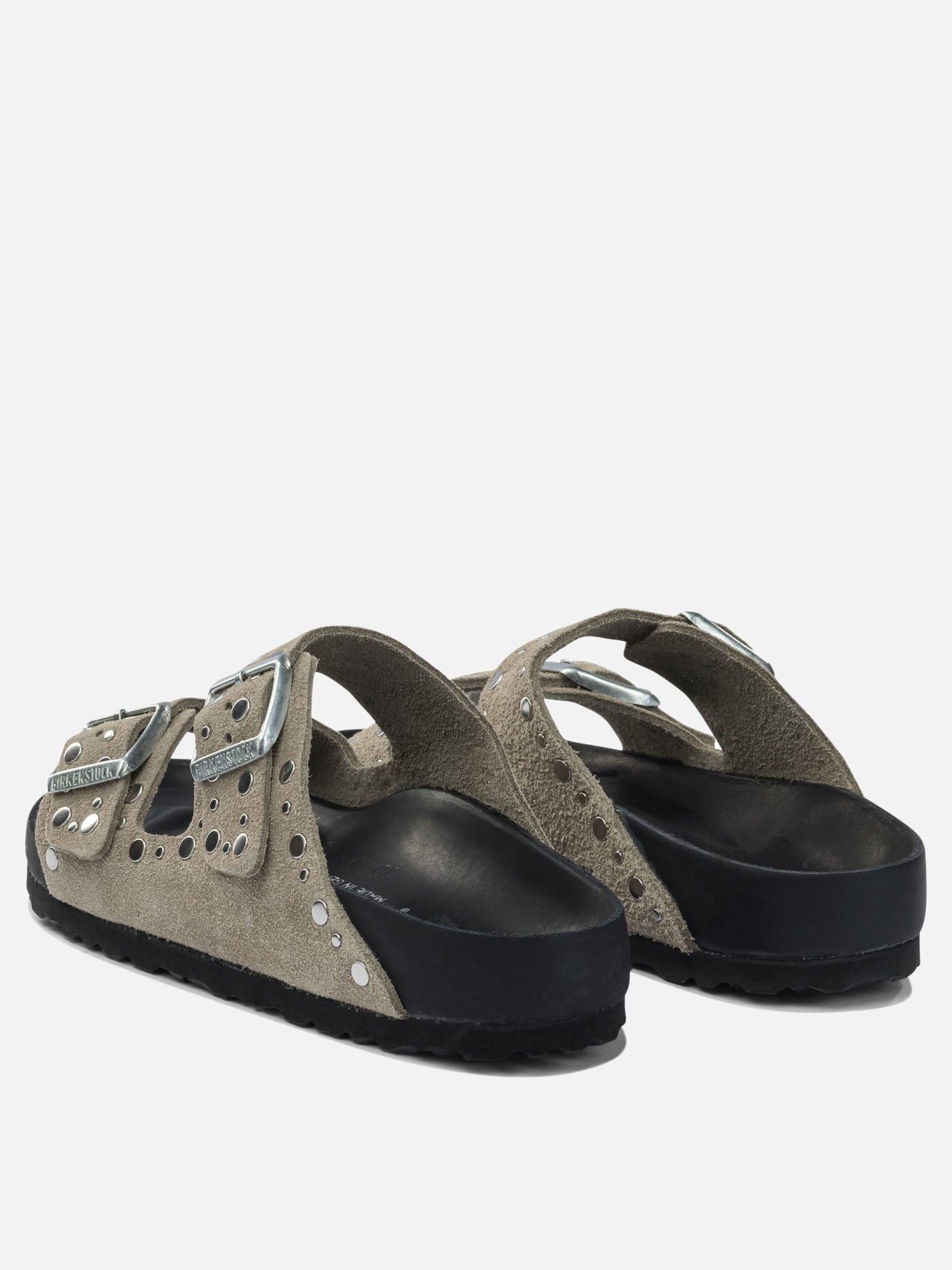 Flat sandals 100% leather  Grey - Birkenstock Women | PDP | VIETTI Online Store | thumbnail_4