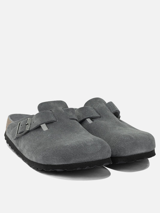 Slides 100% leather  Grey - Birkenstock Women | PLP | VIETTI Online Store | 2
