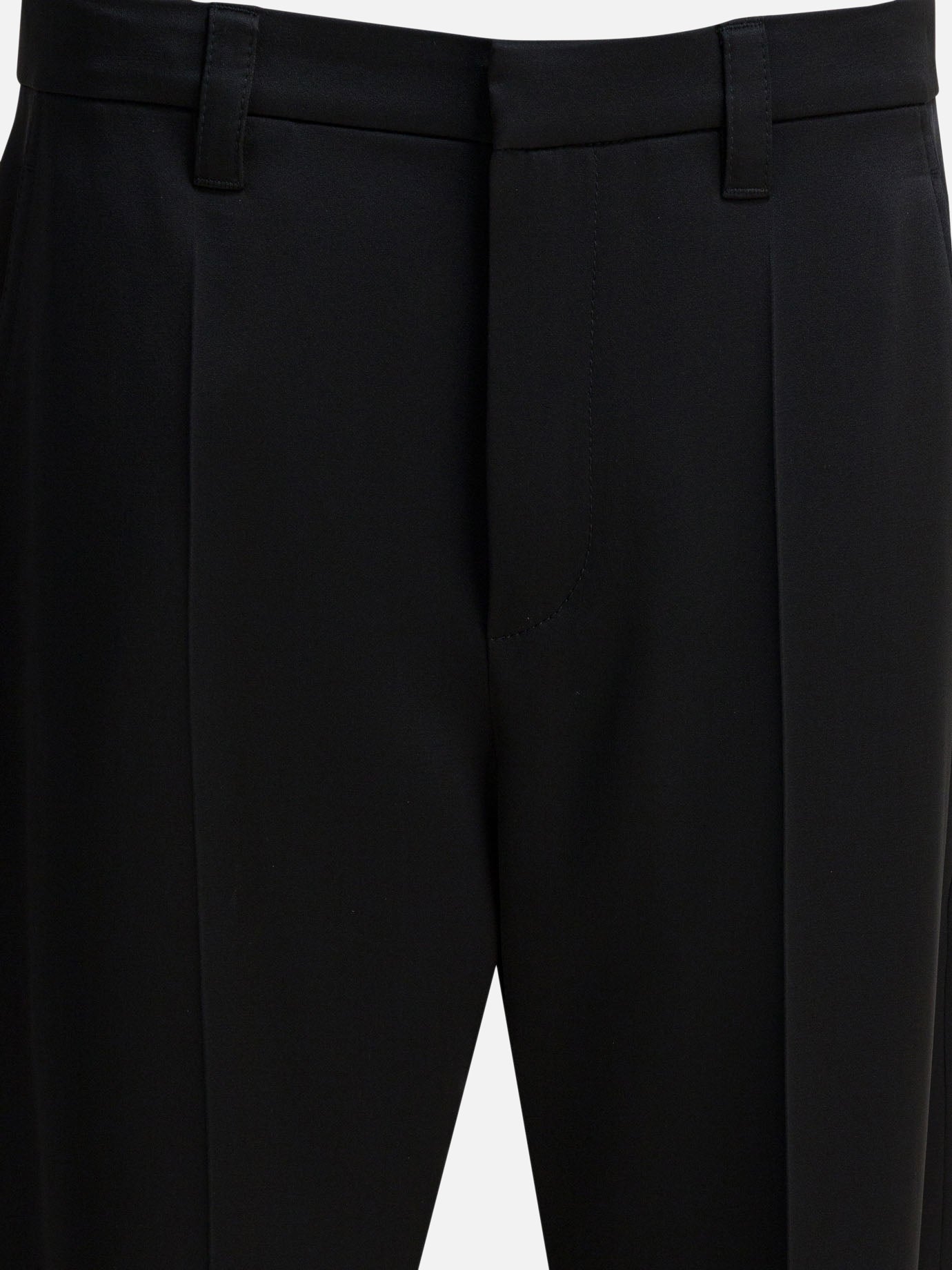 Pantaloni sartoriali Solid colour  Nero - Brunello Cucinelli Donna | PDP | VIETTI Online Store | thumbnail_3