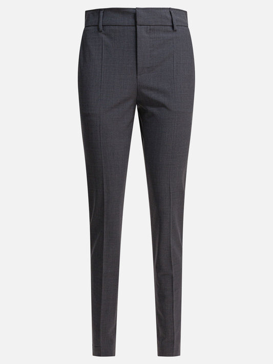 Pantaloni casual Solid colour  Grigio - Brunello Cucinelli Donna | PDP | VIETTI Online Store 
