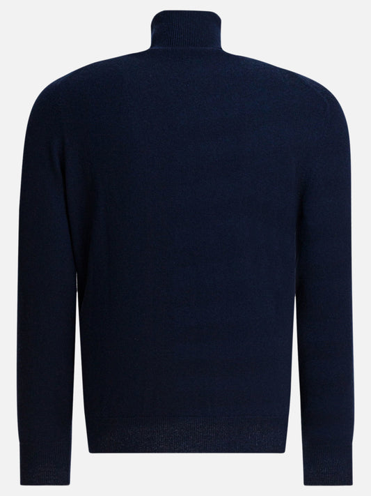 Maglioni dolcevita Solid colour  Blu - Brunello Cucinelli Uomo | PLP | VIETTI Online Store | 2
