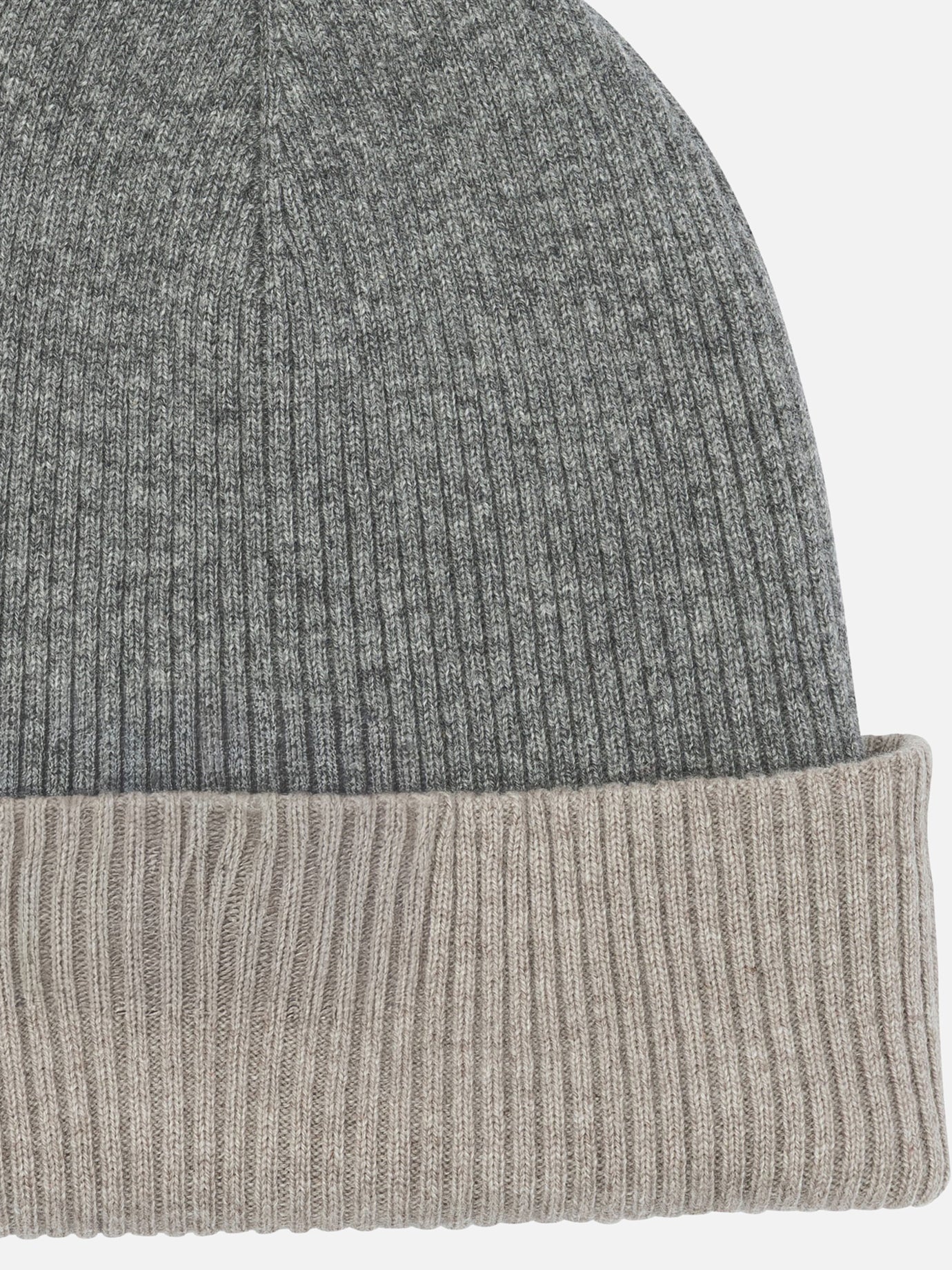 Beanies 100% cashmere  Grey - Brunello Cucinelli Men | PDP | VIETTI Online Store | thumbnail_3
