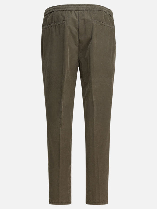 Pantaloni casual Solid colour  Verde - Brunello Cucinelli Uomo | PLP | VIETTI Online Store | 2
