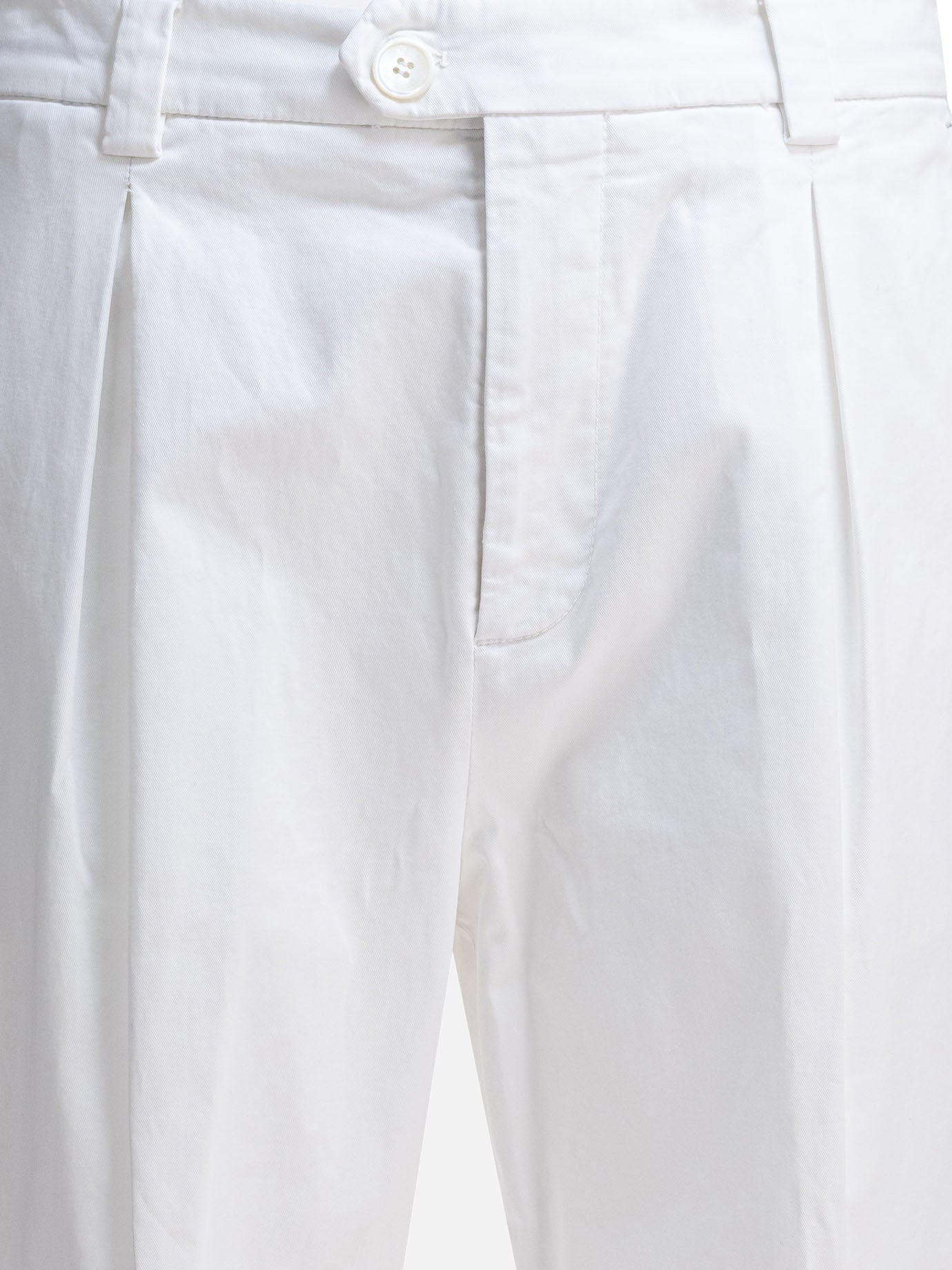 Leisure trousers Solid colour  White - Brunello Cucinelli Men | PDP | VIETTI Online Store | Zoom-Modal_3
