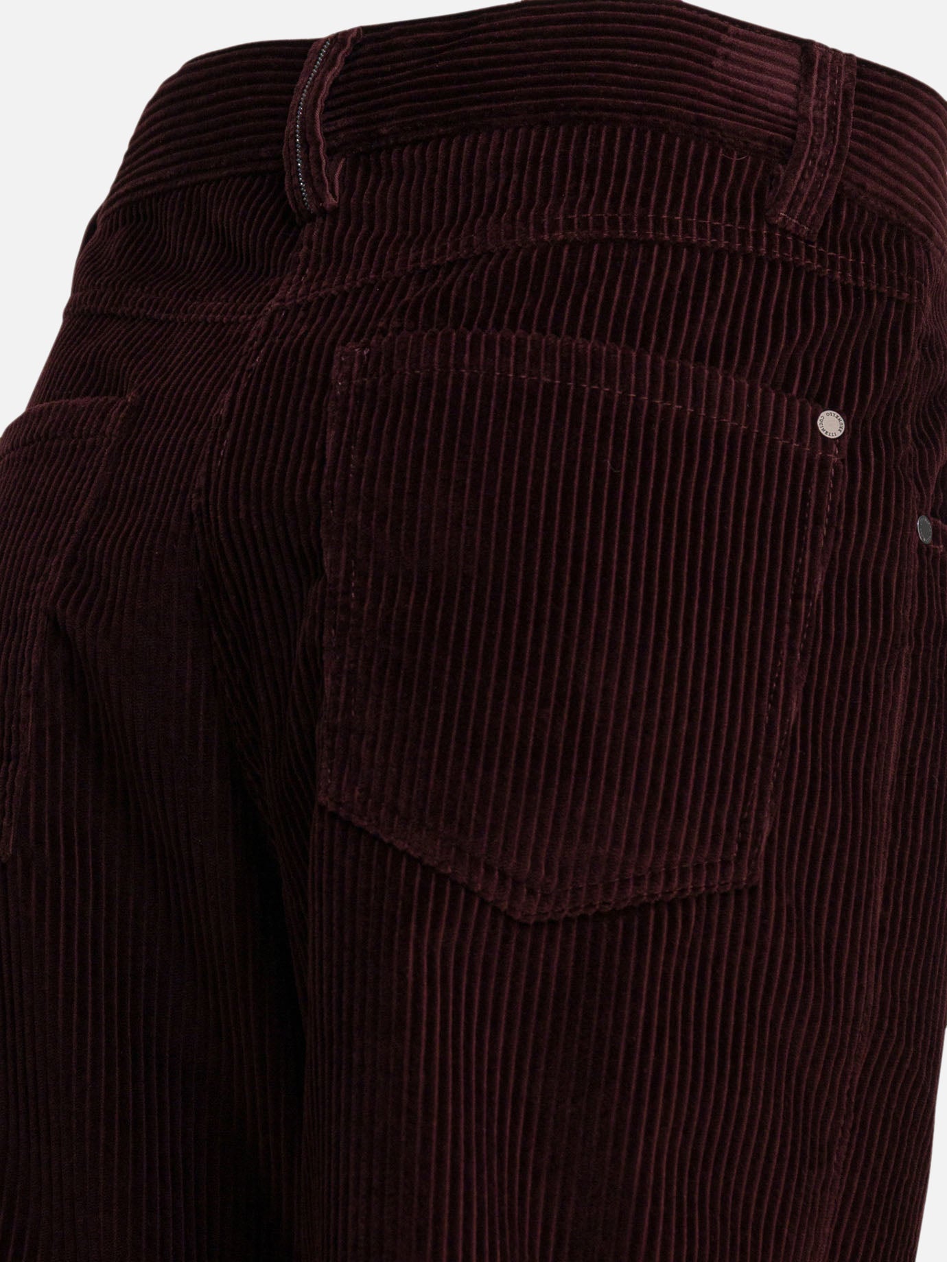 Pantaloni casual Solid colour  Bordeaux - Brunello Cucinelli Donna | PDP | VIETTI Online Store | thumbnail_4