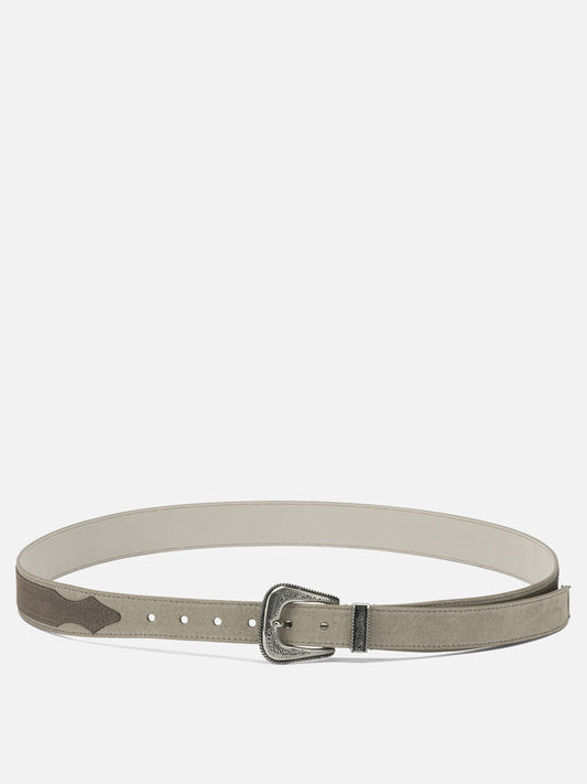 Cinture in pelle 100% leather  Beige - Brunello Cucinelli Uomo | PLP | VIETTI Online Store 
