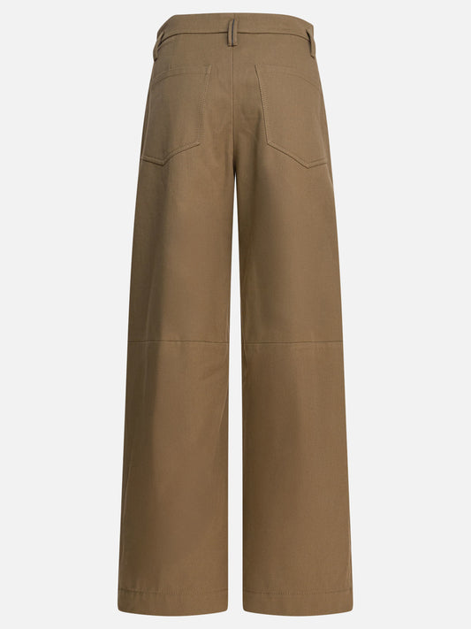 Pantaloni casual Solid colour  Marrone - Brunello Cucinelli Donna | PDP | VIETTI Online Store | 2
