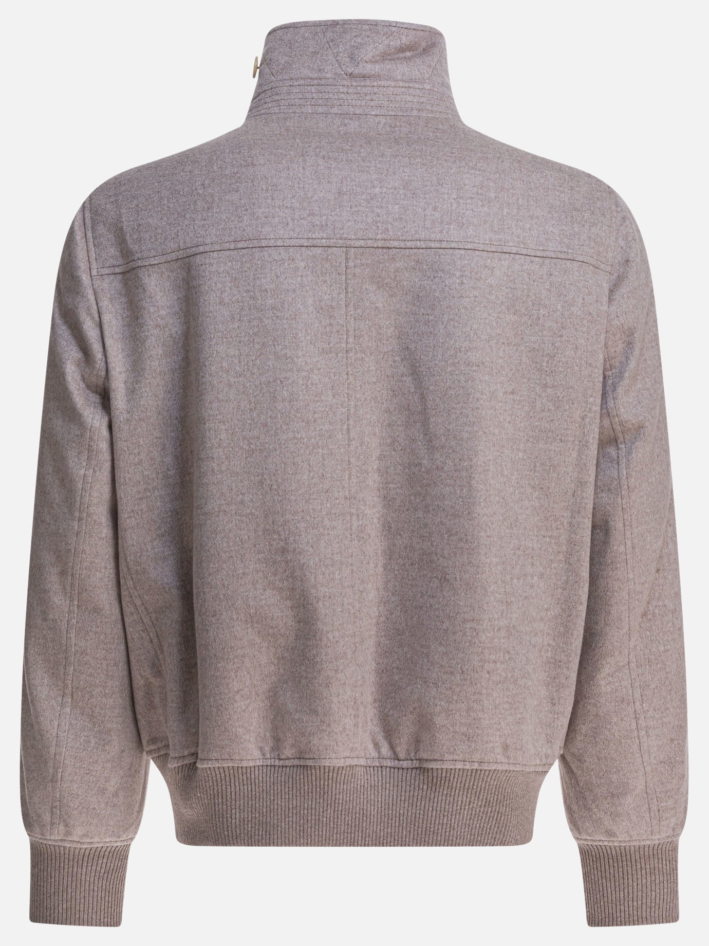 Cappotti corti Solid colour  Marrone - Brunello Cucinelli Uomo | PDP | VIETTI Online Store | Zoom-Modal_2
