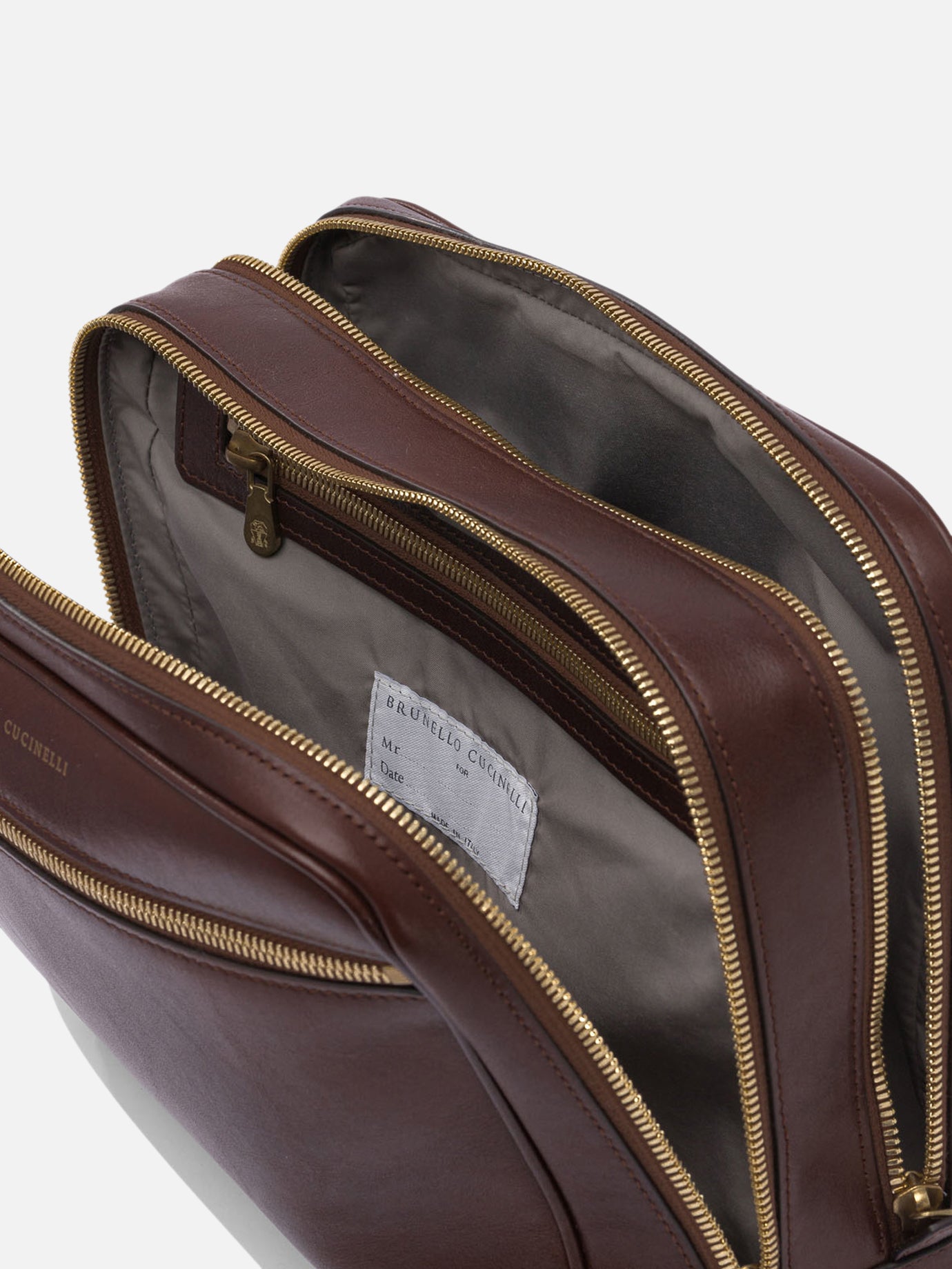 100% leather 100% leather  Brown - Brunello Cucinelli Men | PDP | VIETTI Online Store | Zoom-Modal_5
