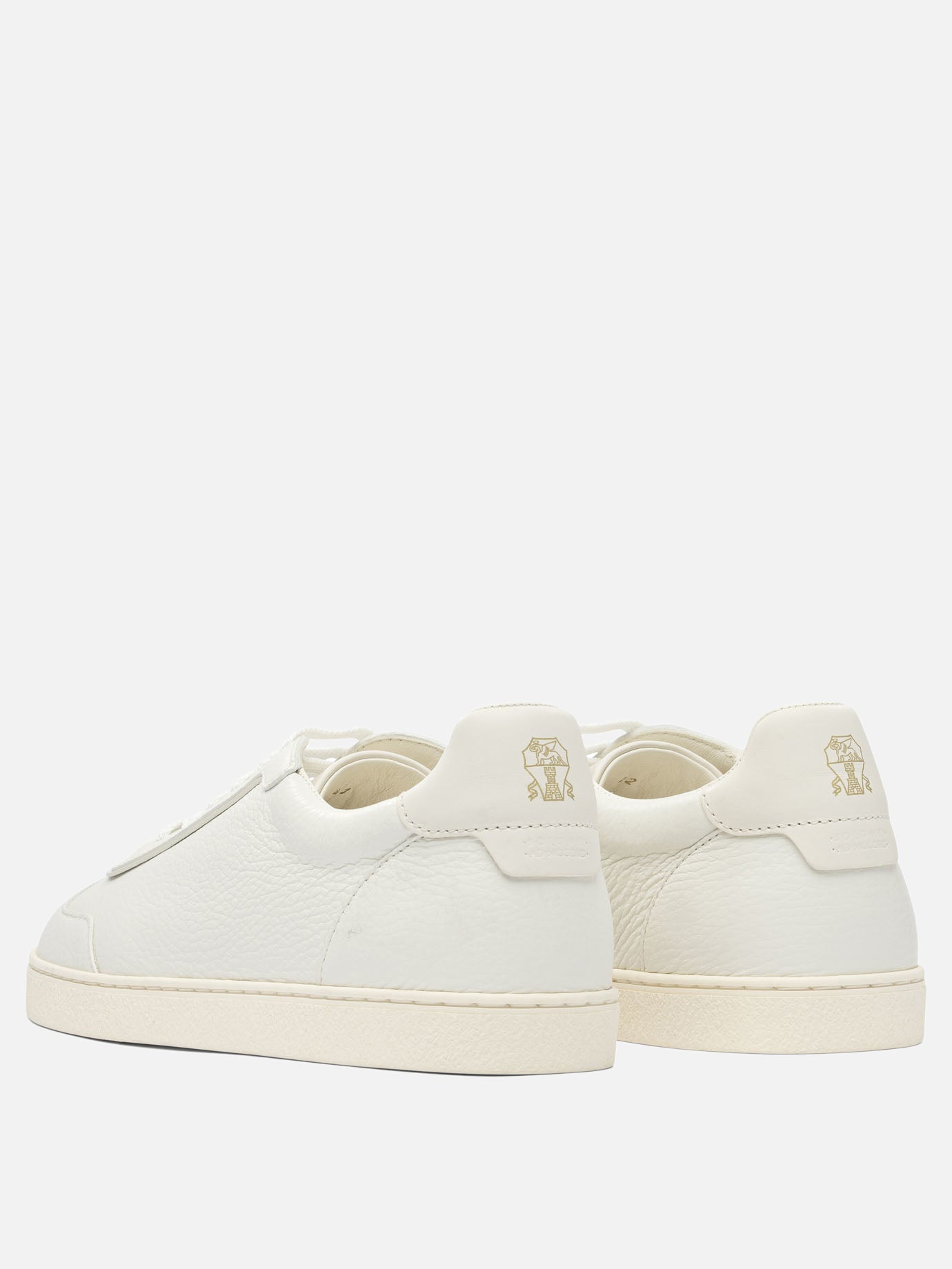 Low top sneakers 100% leather - 100% rubber  White - Brunello Cucinelli Men | PDP | VIETTI Online Store | thumbnail_4