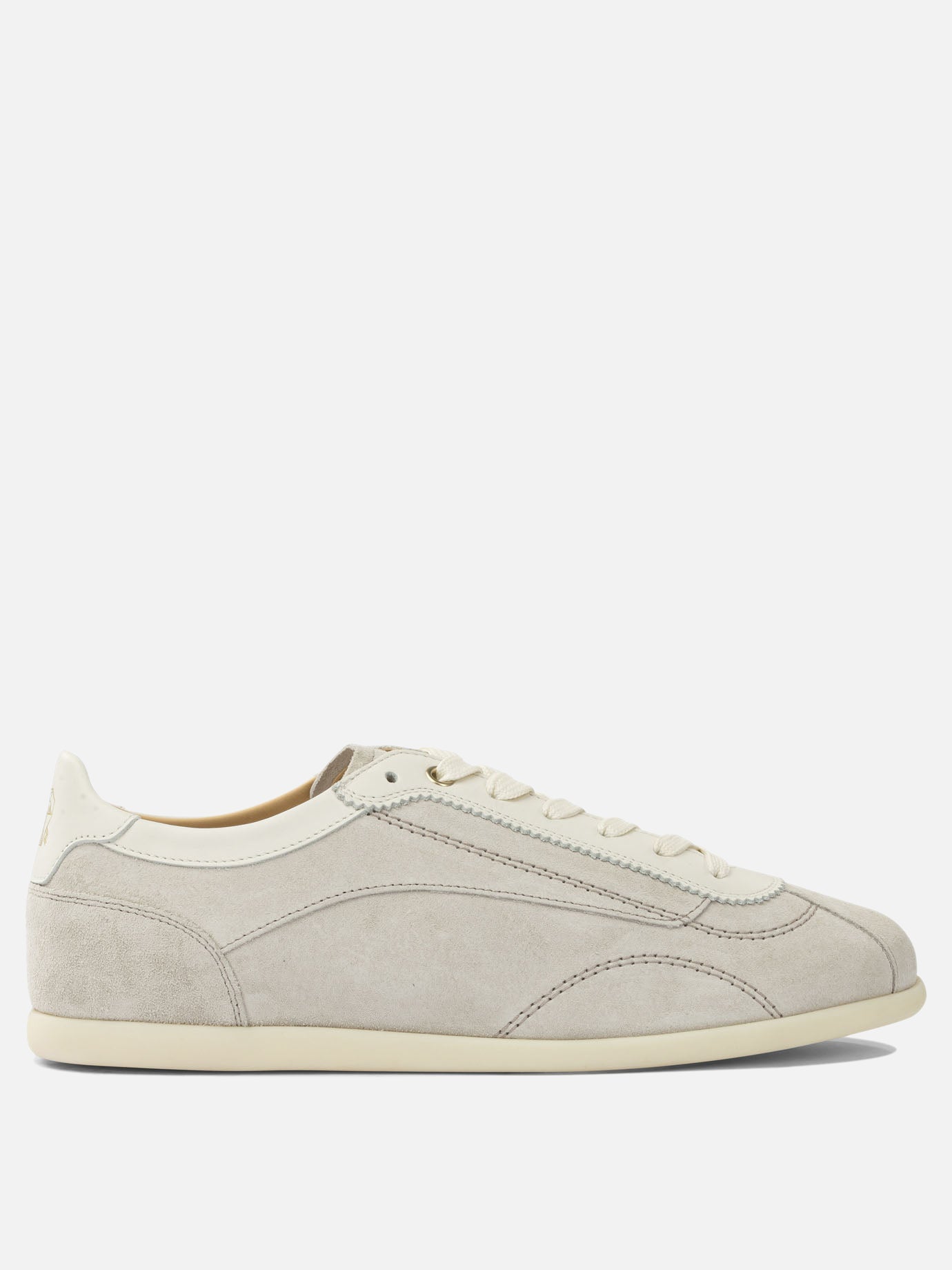 Low top sneakers 100% suede - 100% rubber  Beige - Brunello Cucinelli Men | PDP | VIETTI Online Store | thumbnail